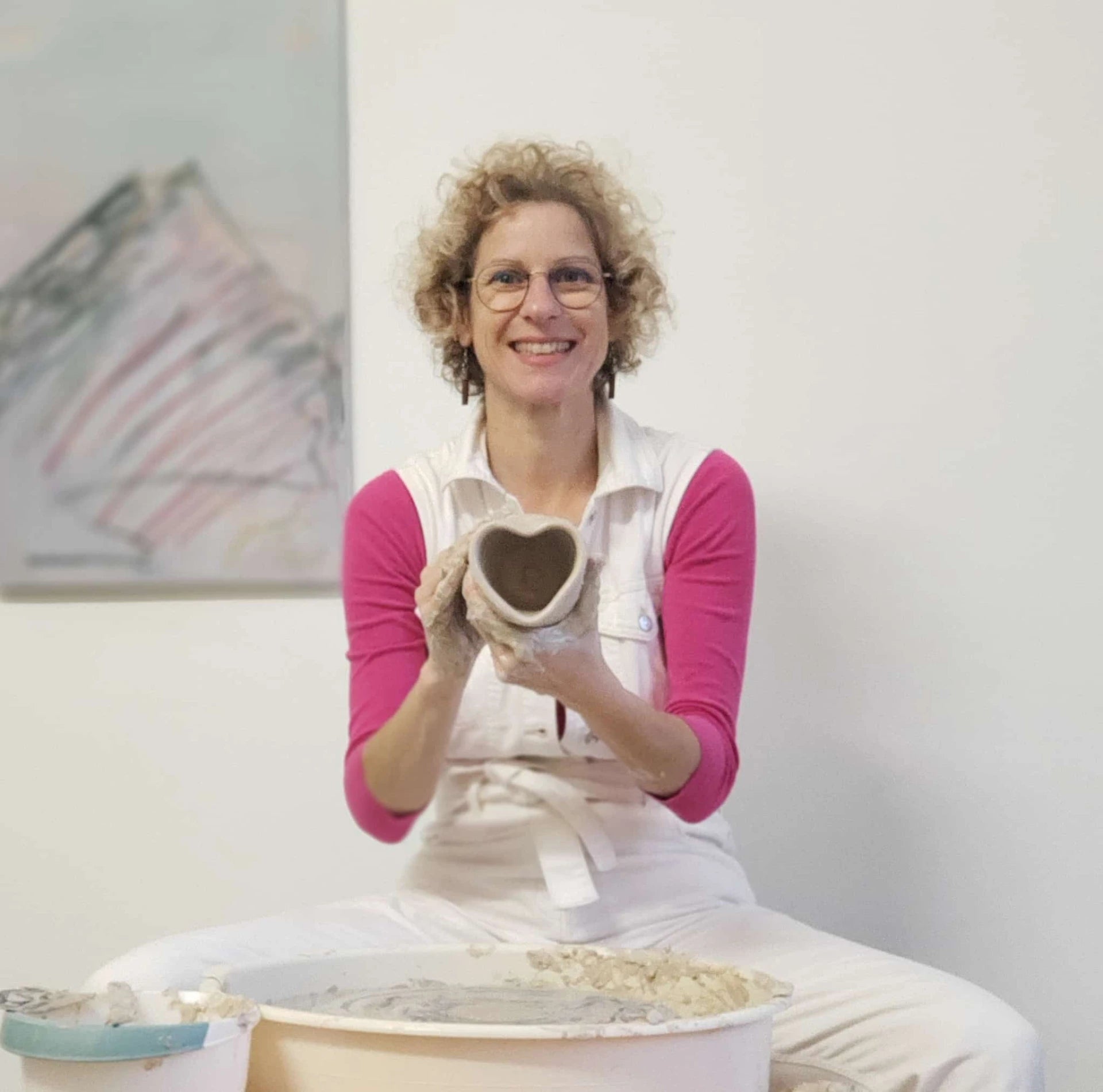 A Barlahidai nyári művészeti tábor tanárainak kiállítása